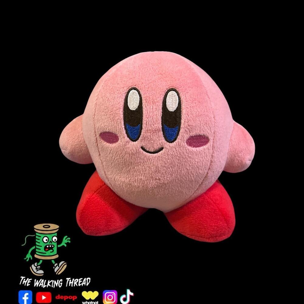 Kirby Nintendo Standing Gaming Plush 5 In
